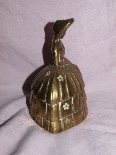 Brass Bell in the Form of a Crinoline Lady. (4)