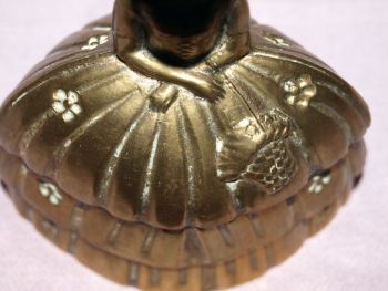 Brass Bell in the Form of a Crinoline Lady. (7)