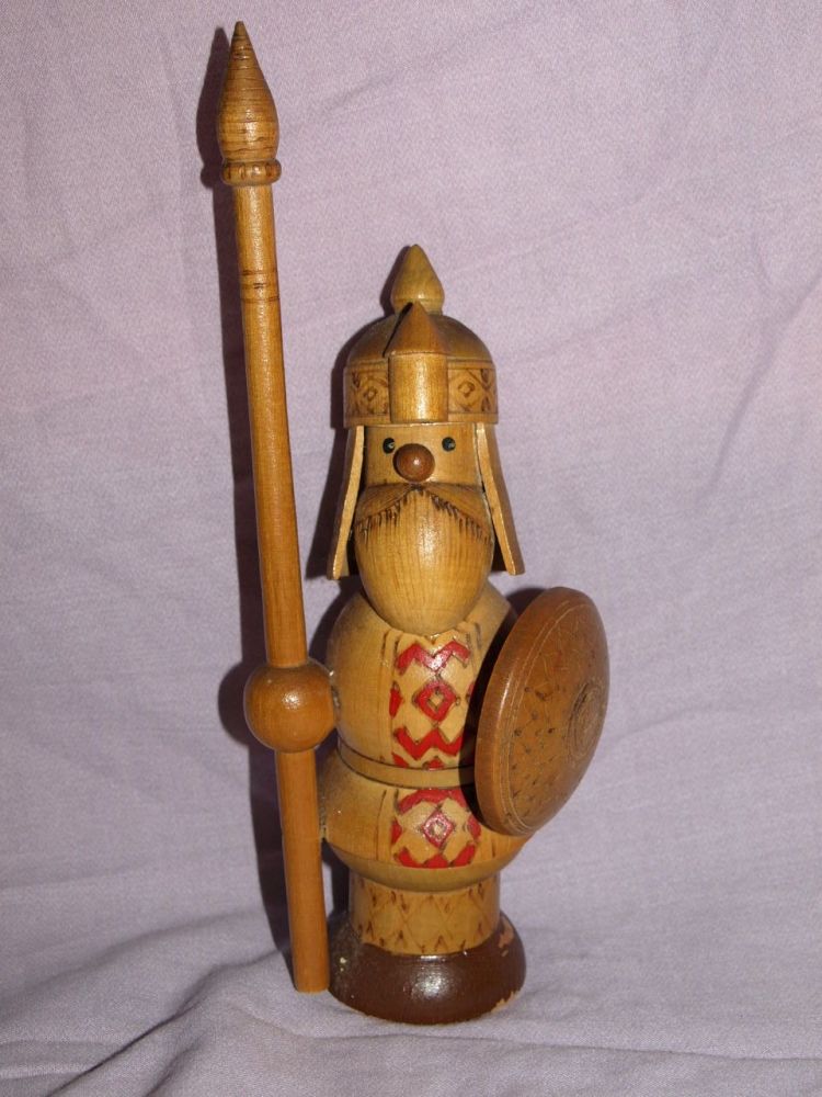 Vintage Russian Made Viking Figure.