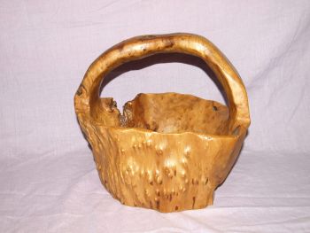 Hand Carved Wooden Fruit Bowl. (3)