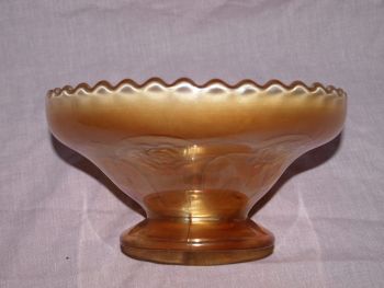 Marigold Orange Carnival Glass Bowl. (4)