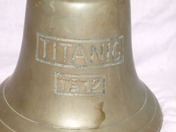 Vintage Replica &lsquo;Titanic&rsquo; Brass Bell. (4)