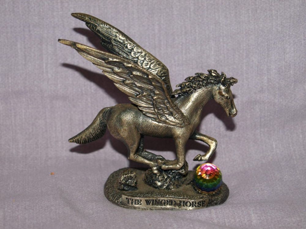Myth and Magic Pewter Figure, The Winged Horse.