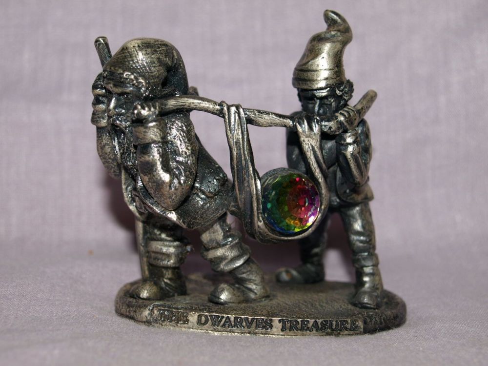 Myth and Magic Pewter Figure, The Dwarves Treasure.
