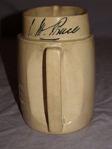 Ashtead Potters Ltd S M Bruce, Prime Minister of Australia Jug, 1928. (4)