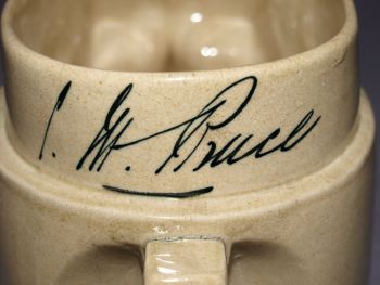 Ashtead Potters Ltd S M Bruce, Prime Minister of Australia Jug, 1928. (7)