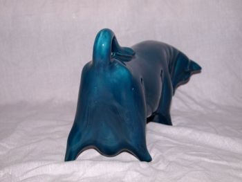 Trentham Pottery Blue Bull By Colin Melbourne. (5)