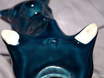 Trentham Pottery Blue Bull By Colin Melbourne. (9)