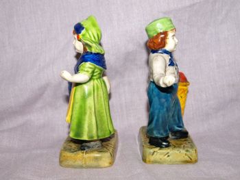 Dutch Fruit Sellers Salt and Pepper Shakers, 1930s. (4)