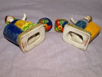 Dutch Fruit Sellers Salt and Pepper Shakers, 1930s. (9)
