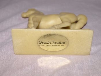 Franklin Mint Curators Collection of Horses, Greek Classical. (6)