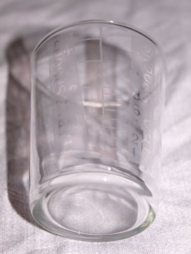 Victorian Cased Medicine Glass. (6)