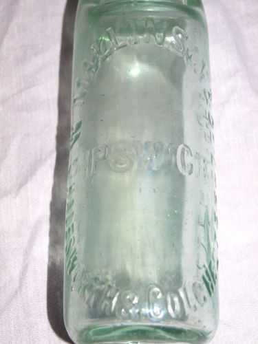 Victorian Codd Bottle, G W Mallinson &amp; Co, Ipswich. (3)