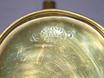 Victorian Brass 3 Pint Servant Water Jug, Watering Can. (10)