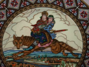 Villeroy &amp; Boch, The Russian Fairy Tales Plate, Ivan And Tsarevna On The Gr