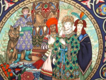 Villeroy &amp; Boch, The Russian Fairy Tales Plate, The Wedding Of Tsarevna Ele