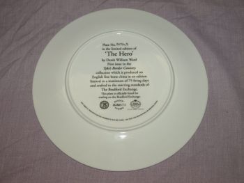 Royal Grafton Ltd Edition Border Collie Plate &lsquo;The Hero&rsquo; Tyke&rsquo;s Border Coun