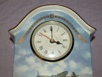 Limited Edition Heirloom Porcelain Clock &lsquo;Hero&rsquo;s Of The Sky&rsquo; by Bradex. (3)