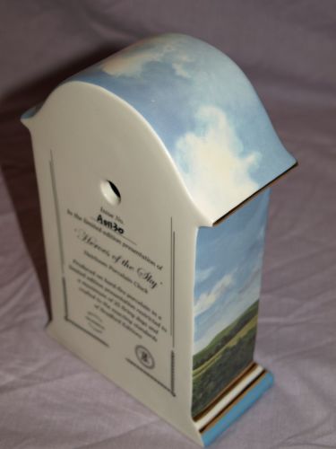 Limited Edition Heirloom Porcelain Clock &lsquo;Hero&rsquo;s Of The Sky&rsquo; by Bradex. (4)