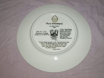 Konigszelt Limited Edition Collectors Plate by Hedi Keller, Maria Annunciat