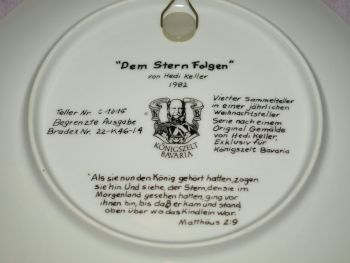 Konigszelt Limited Edition Collectors Plate by Hedi Keller, Follow the Star