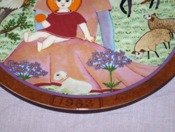 Konigszelt Limited Edition Collectors Plate by Hedi Keller, Races On The Ru