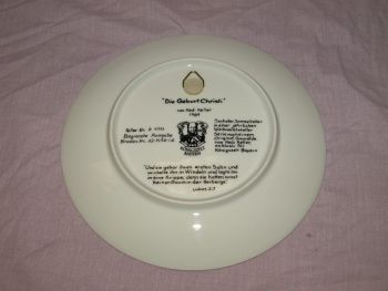 Konigszelt Limited Edition Collectors Plate by Hedi Keller, The Birth of Ch