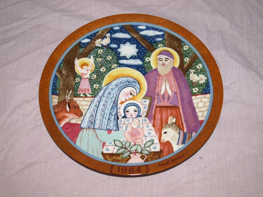 Konigszelt Limited Edition Collectors Plate by Hedi Keller, The Birth of Christ.