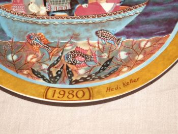 Konigszelt Limited Edition Collectors Plate by Hedi Keller, Escape To Egypt