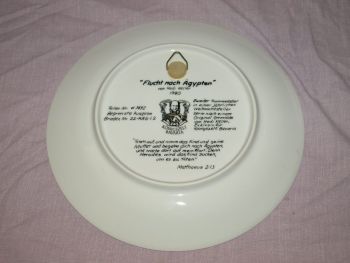 Konigszelt Limited Edition Collectors Plate by Hedi Keller, Escape To Egypt