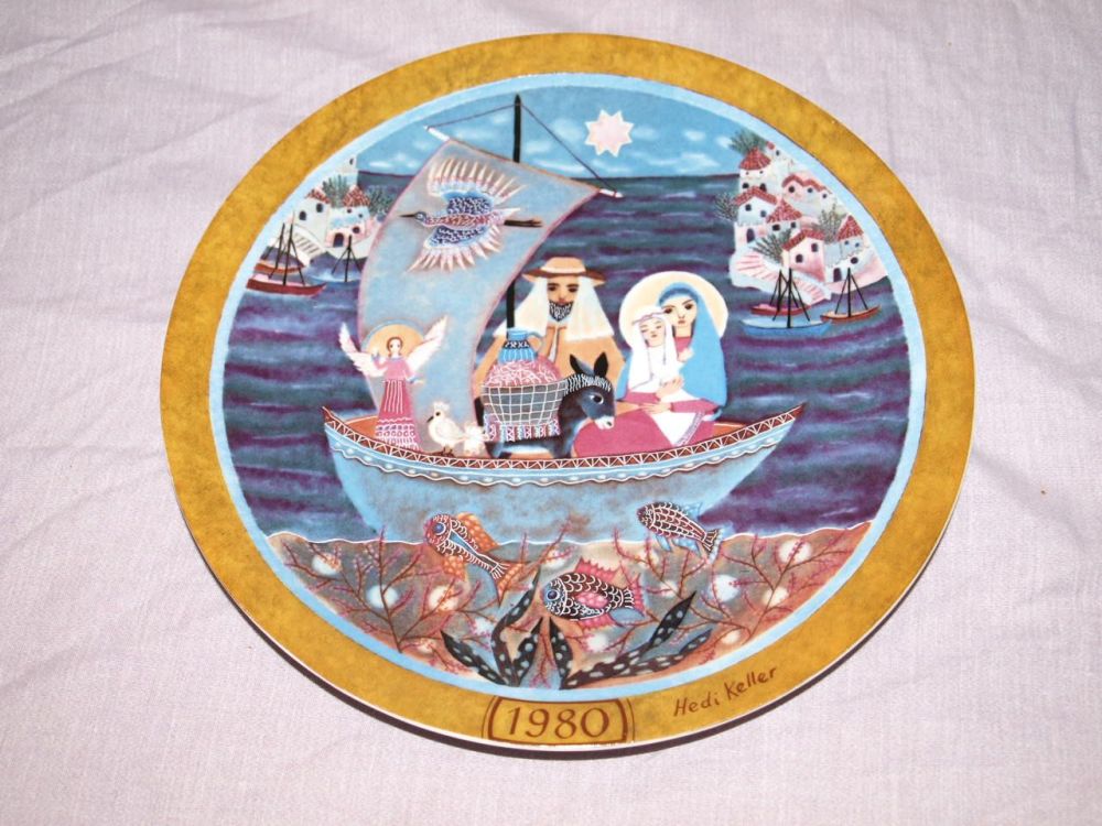 Konigszelt Limited Edition Collectors Plate by Hedi Keller, Escape To Egypt.
