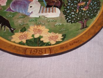 Konigszelt Limited Edition Collectors Plate by Hedi Keller, Return To Galil