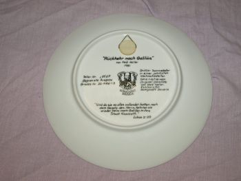 Konigszelt Limited Edition Collectors Plate by Hedi Keller, Return To Galil