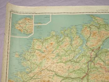 Bartholomew&rsquo;s &frac14; Inch Map Of Ireland, Antrim-Donegal. (2)