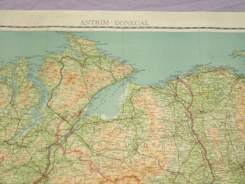 Bartholomew&rsquo;s &frac14; Inch Map Of Ireland, Antrim-Donegal. (3)