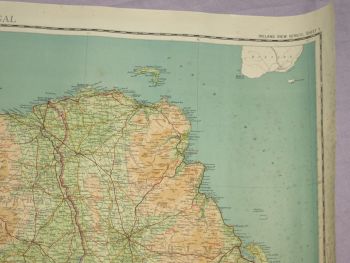 Bartholomew&rsquo;s &frac14; Inch Map Of Ireland, Antrim-Donegal. (4)