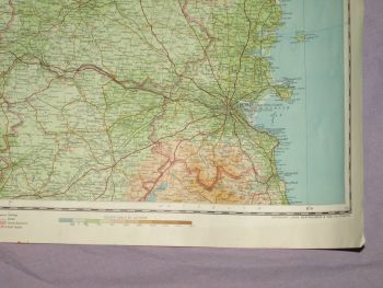 Bartholomew&rsquo;s &frac14; Inch Map Of Ireland, Dublin-Roscommon. (7)