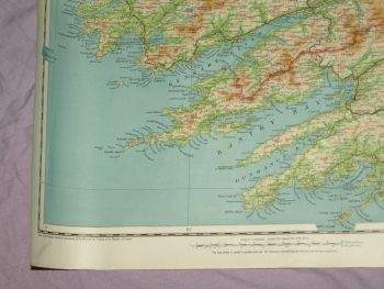 Bartholomew&rsquo;s &frac14; Inch Map Of Ireland, Cork-Killarney. (5)