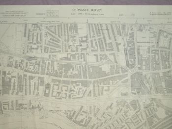 Ordnance Survey Map West London, 1968. (3)