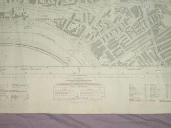 Ordnance Survey Map West London, 1968. (6)