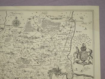 Actual Survey Map of Middlesex, 1670s by John Ogilby, Reproduction. (3)
