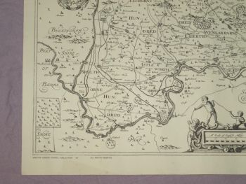 Actual Survey Map of Middlesex, 1670s by John Ogilby, Reproduction. (4)