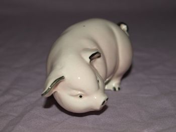 The Shire Pottery, Beltring, Kent China Pig. (4)