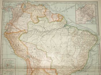 Map of South America, 1903. (2)