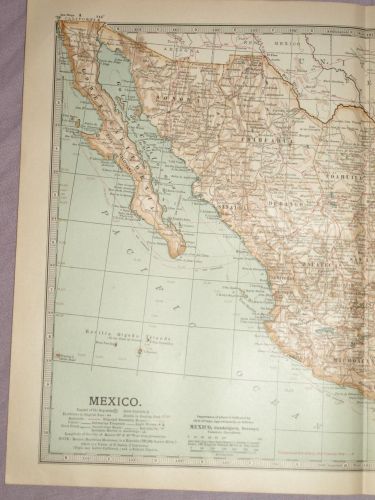 Map of Mexico, 1903. (2)