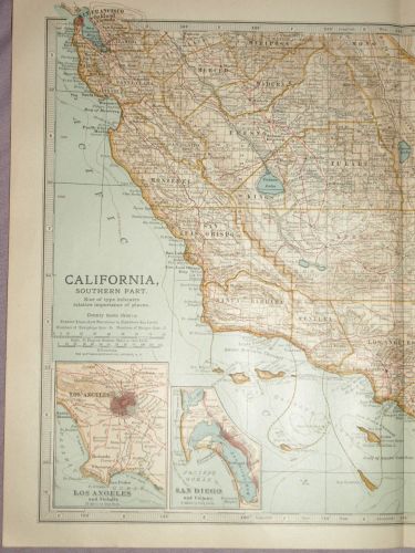 Map of California, 1903. (2)