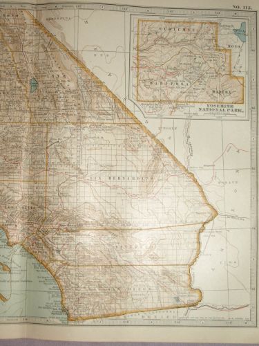 Map of California, 1903. (3)