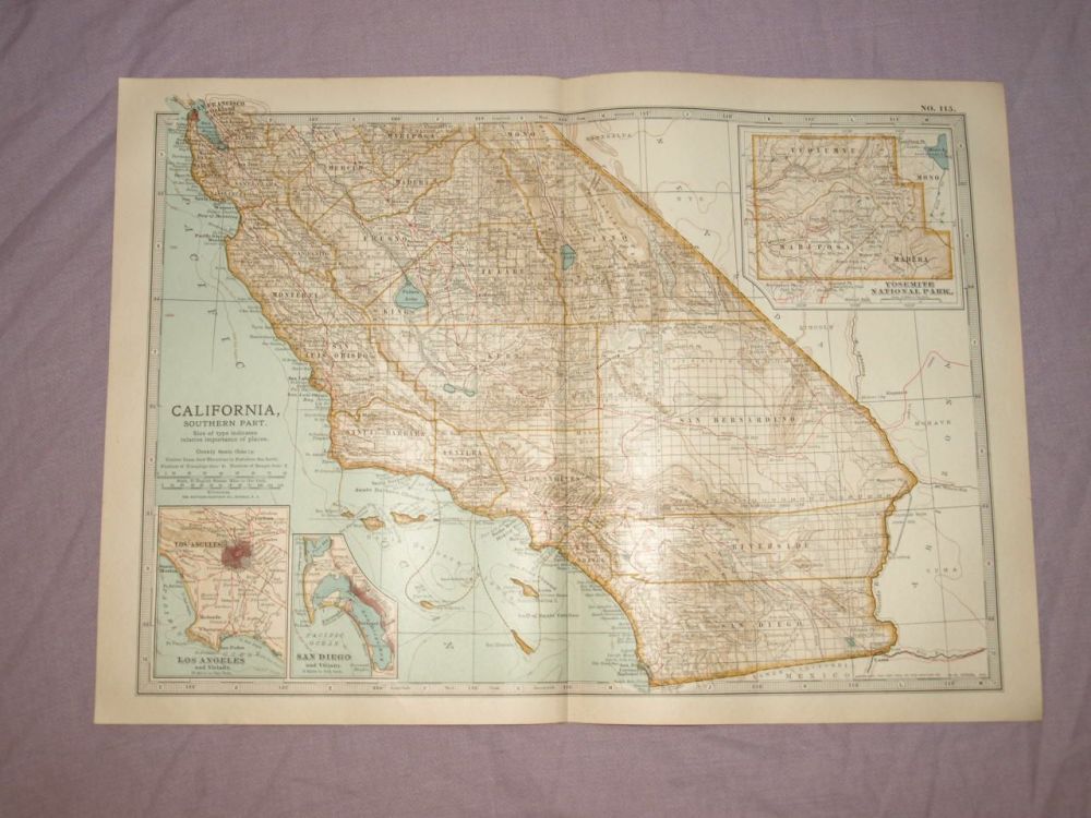 Map of California, 1903.