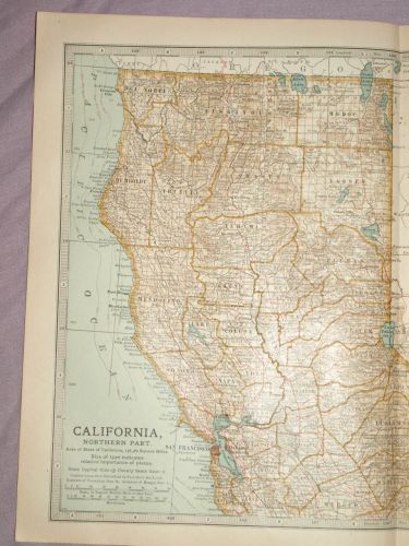 Map of California, Northern Part, 1903. (2)