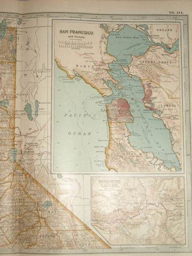 Map of California, Northern Part, 1903. (3)